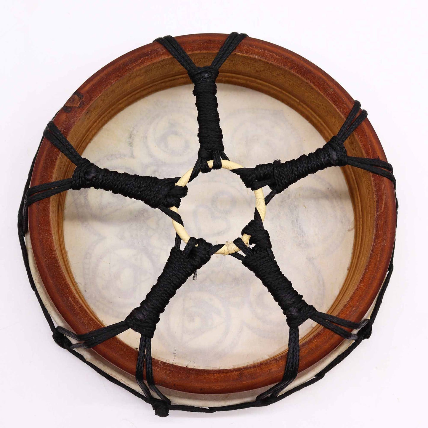 Tambour Chamanique des 7 Chakras • 25 cm avec Baguette