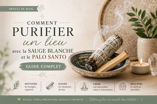 Comment purifier un lieu avec la sauge blanche et le palo santo : guide complet