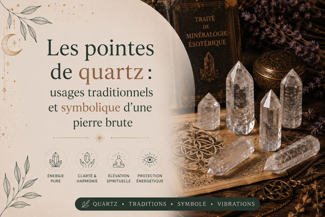 Les pointes de quartz : usages traditionnels et symbolique d'une pierre brute