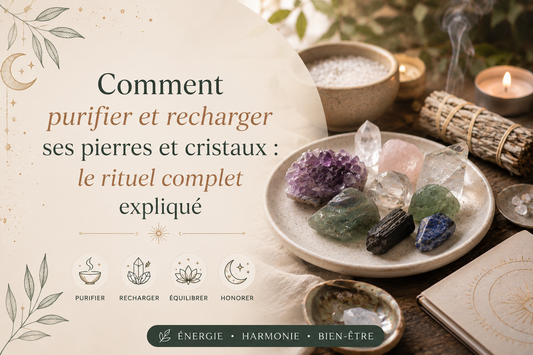 Comment purifier et recharger ses pierres et cristaux : le rituel complet expliqué