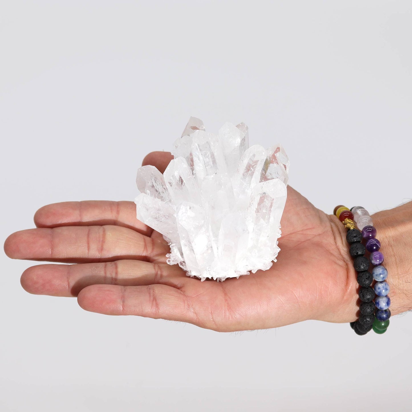 Amas de Quartz Clair Naturel • Cluster Décoratif & Espace Spirituel