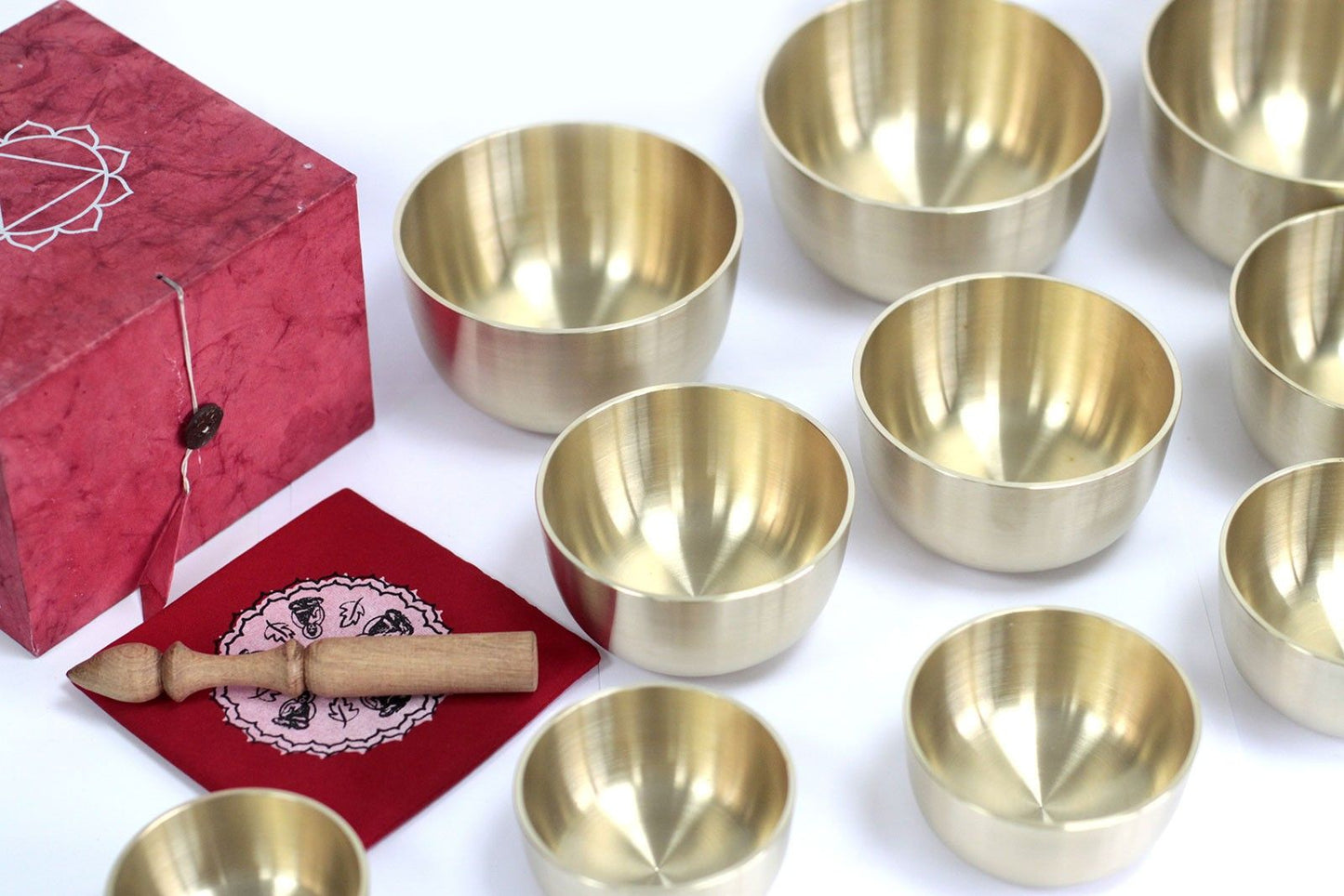 Coffret de 10 Bols en Métal • Palette Sonore Complète