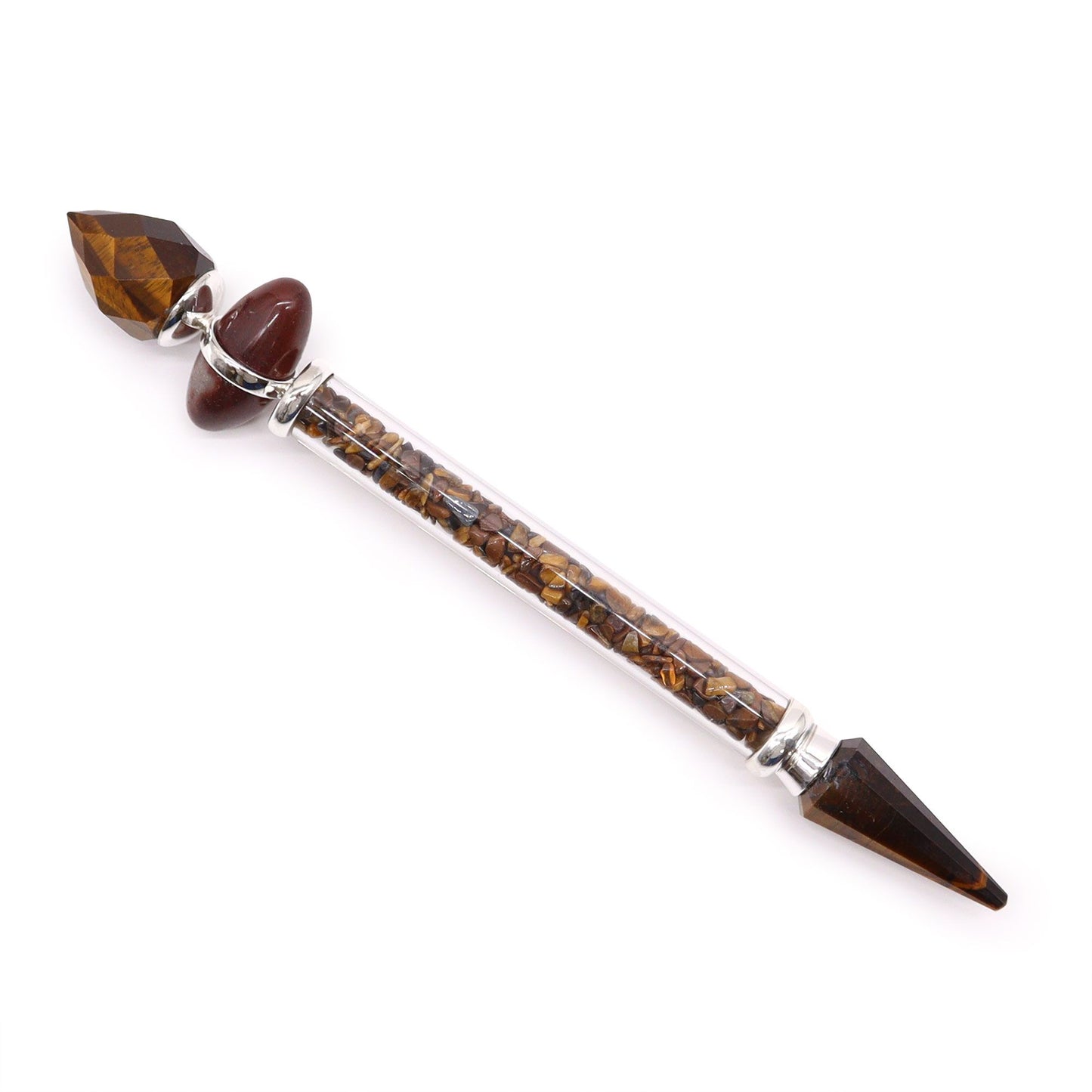Baguette Shiva Lingam en Œil de Tigre • Confiance