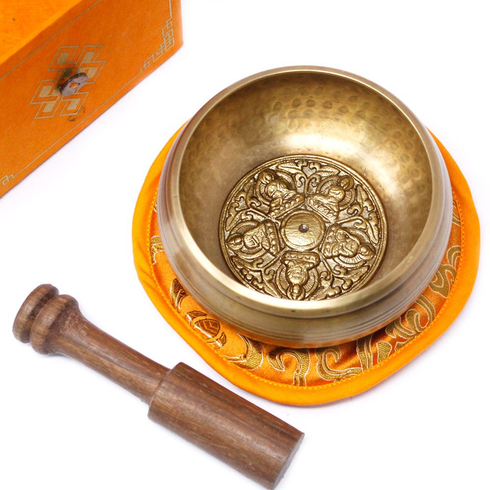 Coffret 5 Bols Chantants Bouddha • Harmonie des Cinq Éléments