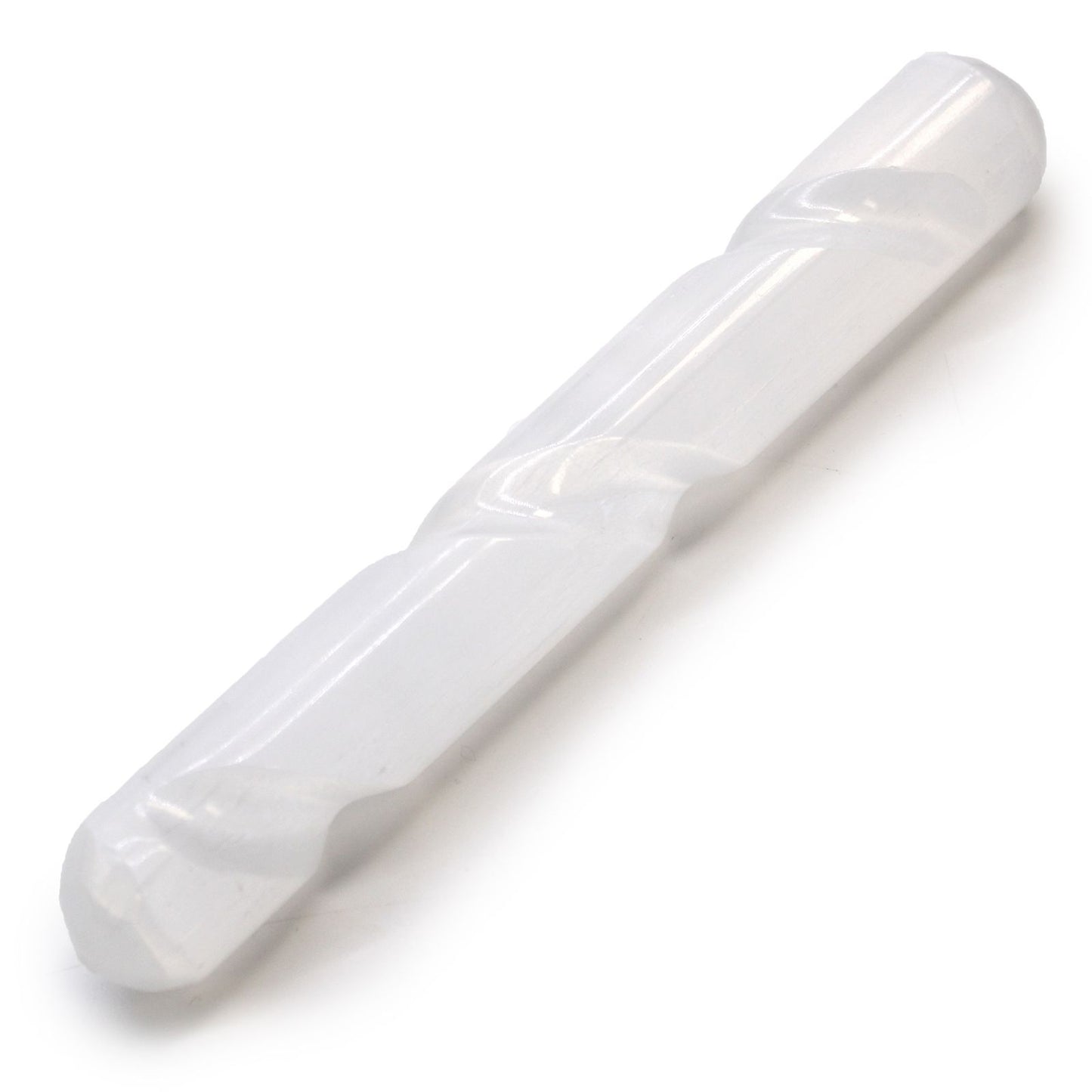Baguette Spirale en Sélénite • 16 cm