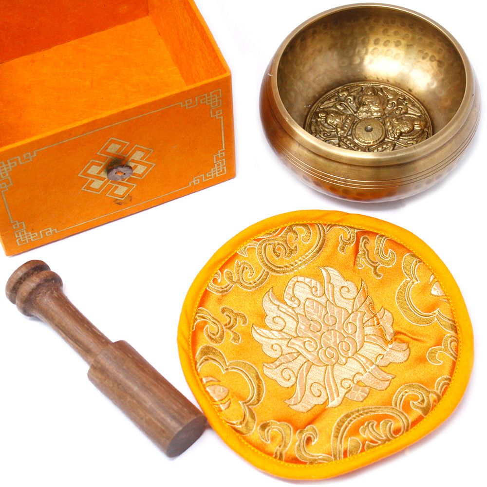 Coffret 5 Bols Chantants Bouddha • Harmonie des Cinq Éléments