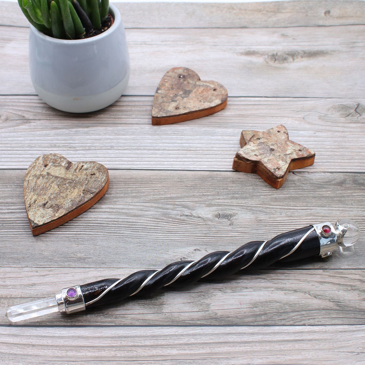 Baguette Chakra à l'Ange • Cristal Doré