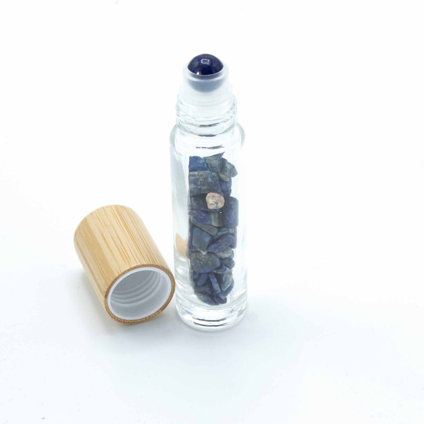 Flacon Roller en Sodalite Naturelle • Applicateur Huile Essentielle 5 ml