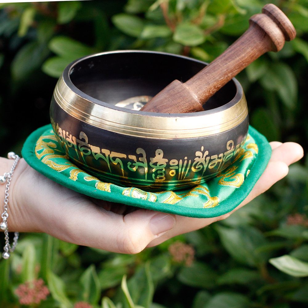 Bol Chantant Tara Verte • Compassion & Sonothérapie 10 cm