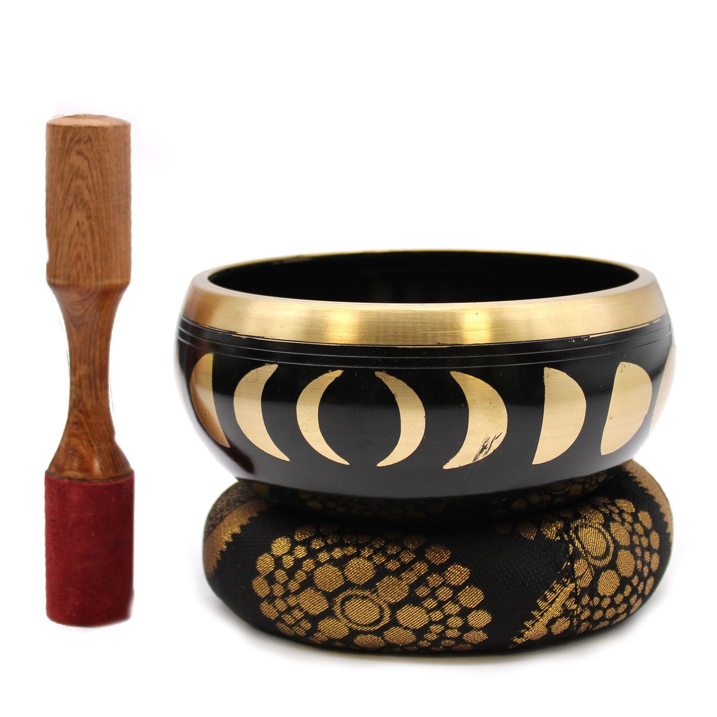 Bol Chantant Phases de Lune • Finition Noire 14 cm