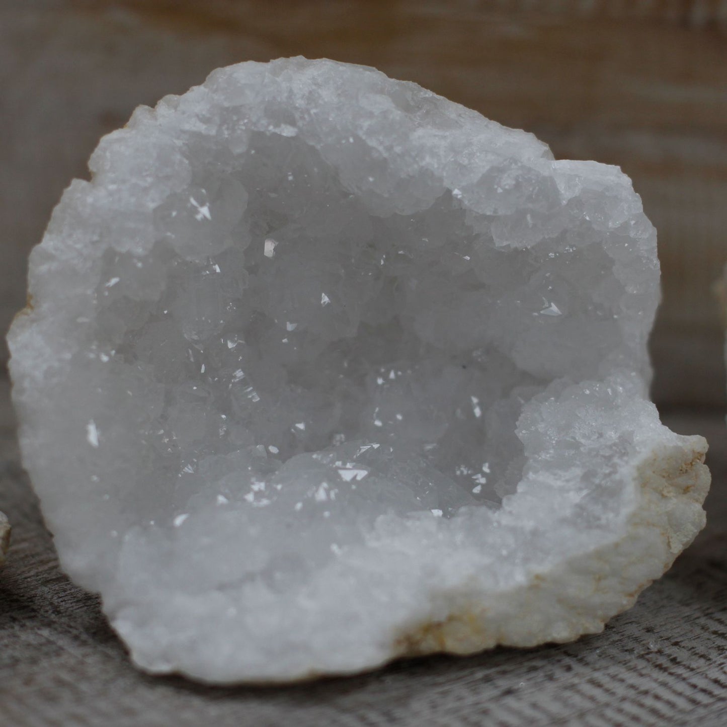 Géode de Calcite et Quartz Naturels • Format au Choix