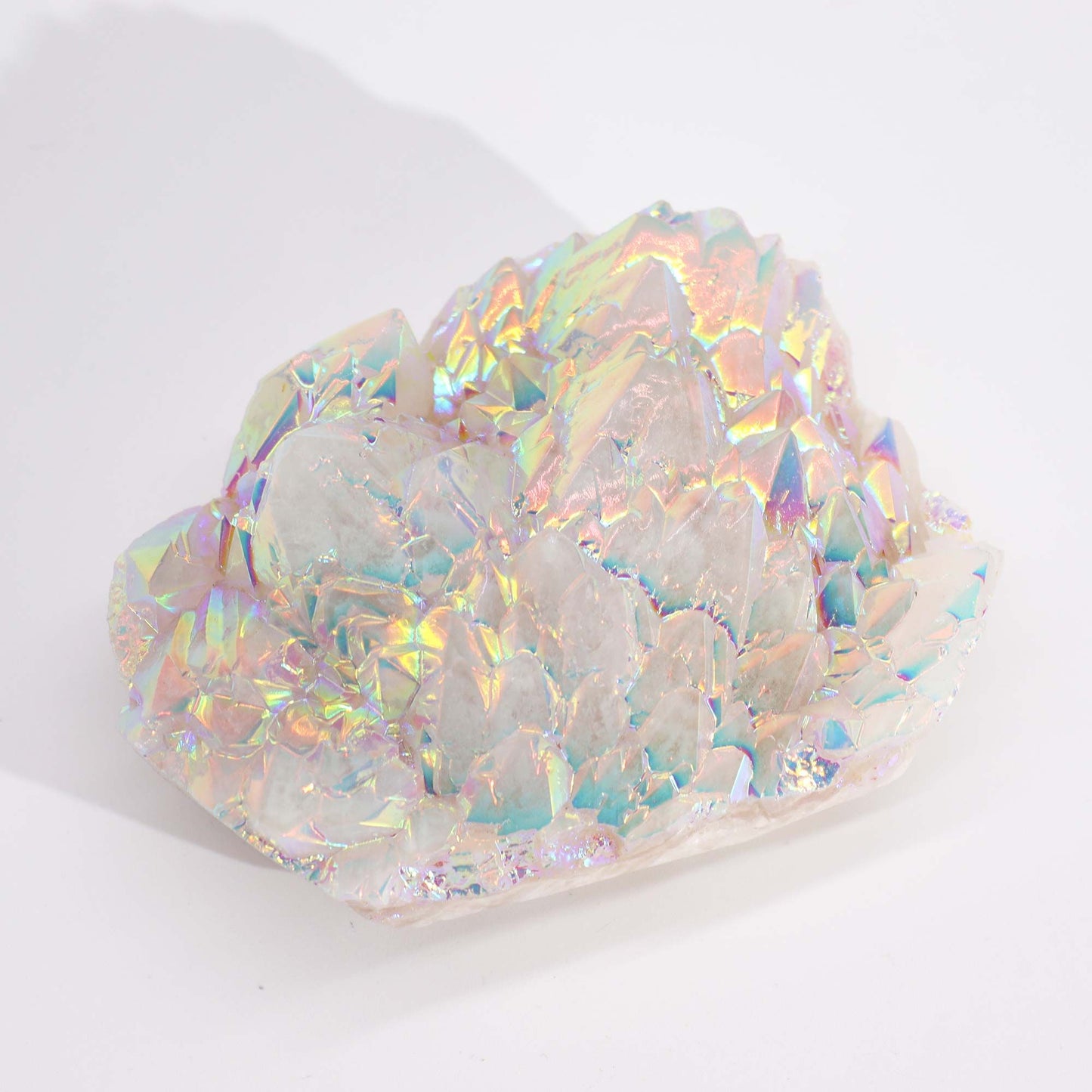Grand Amas de Quartz Aura • Reflets Irisés & Décoration Spirituelle