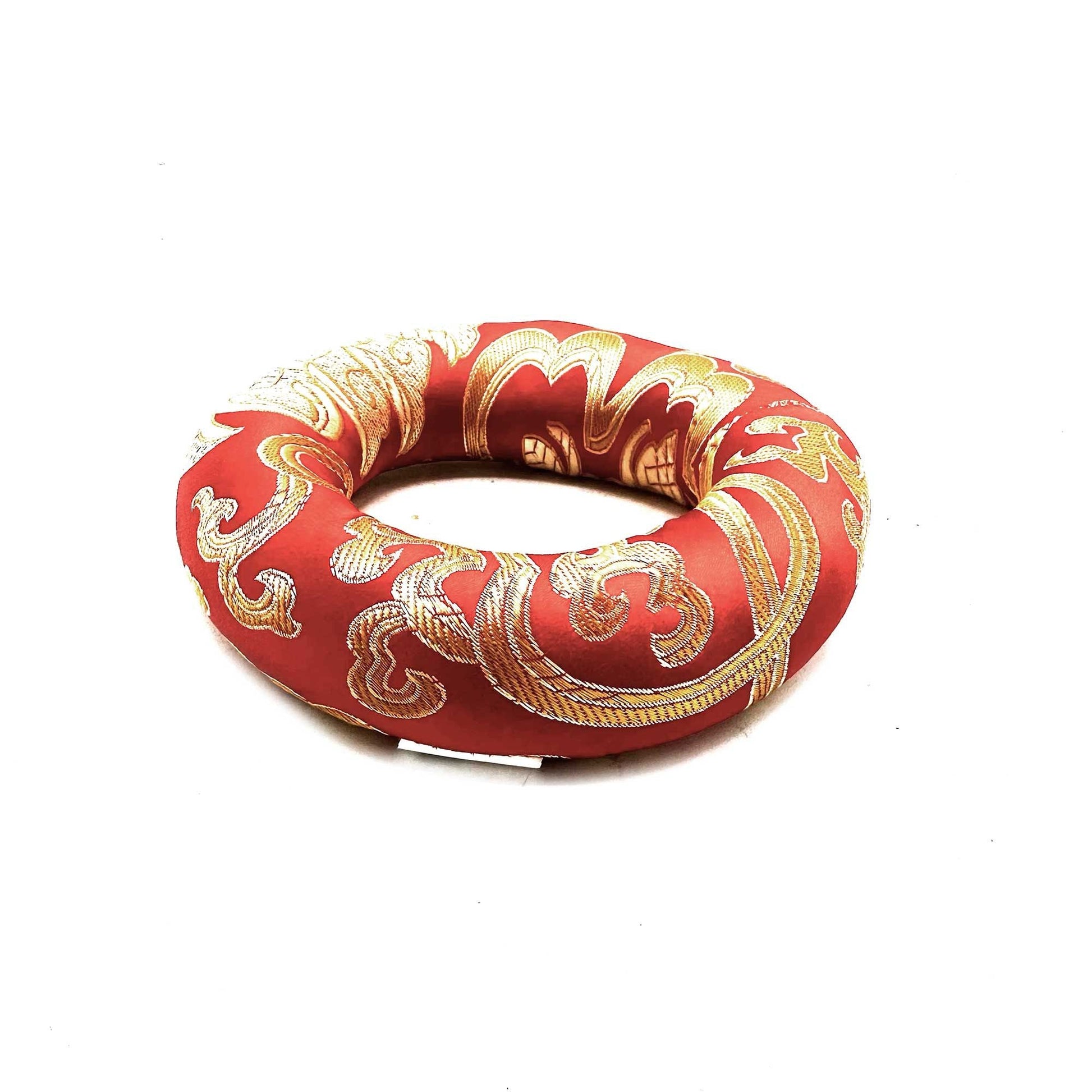 Coussin anneau 10 cm rouge