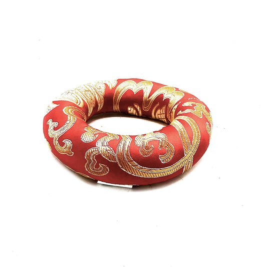 Coussin anneau 10 cm rouge