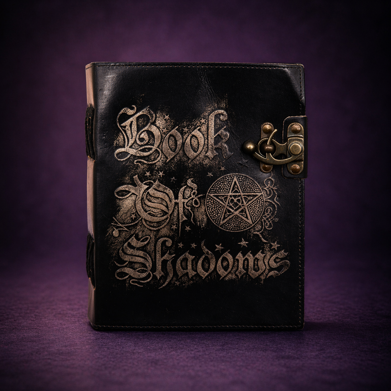 livre des ombres grimoire wicca couverture pentacle carnet rituel esoterique